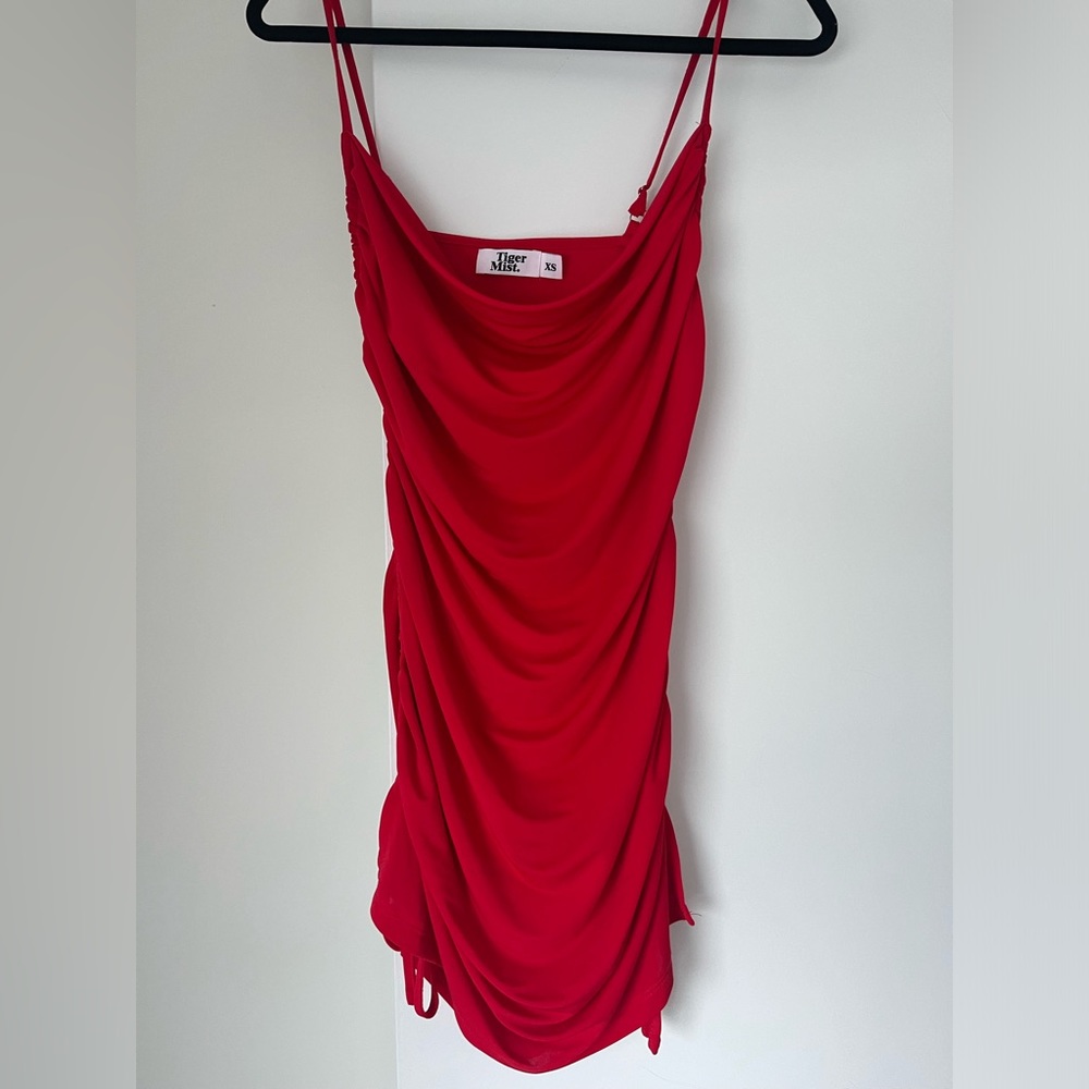 Tiger Mist Red Slip Dress